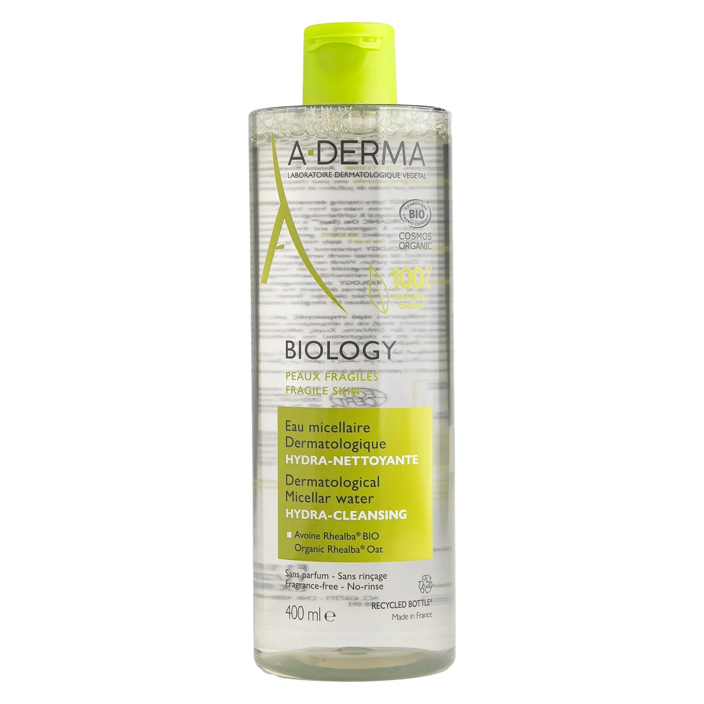 ADERMA BIOLOGY EAU MICELLAIRE SANS PARFUMS 400ML
