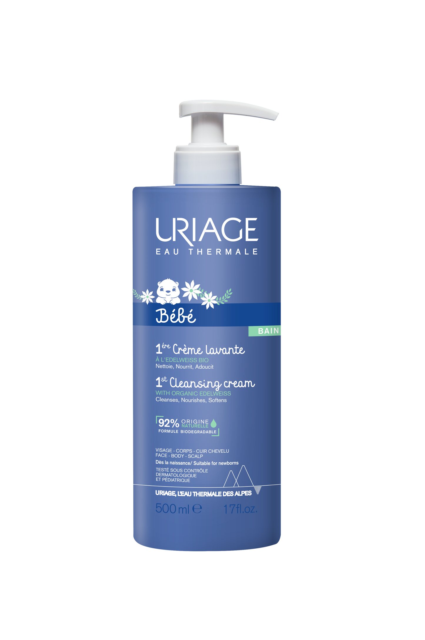 URIAGE Bébé 1st Solid Cleansing Cream 500ml