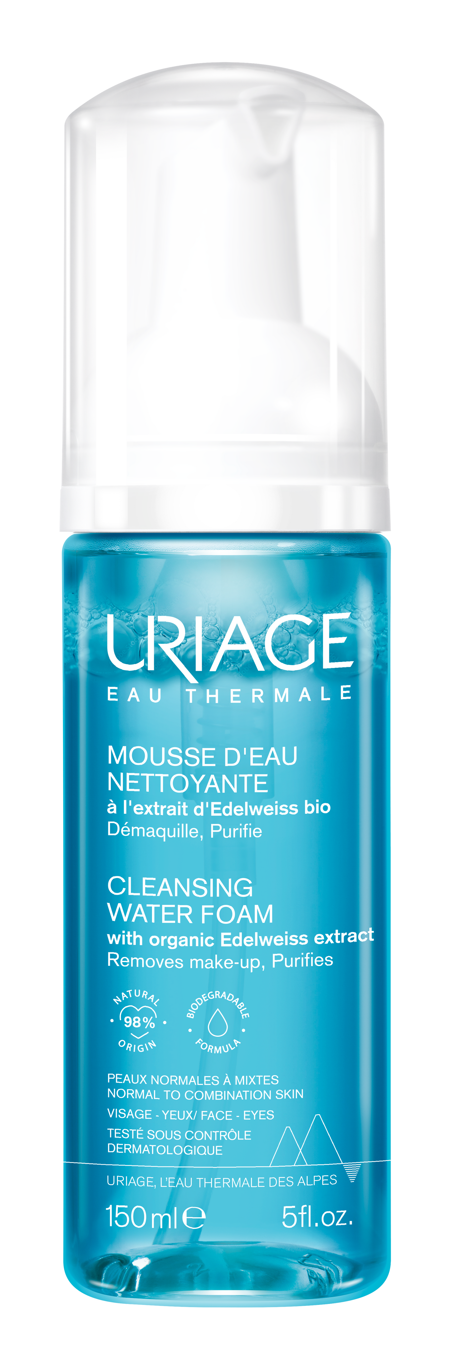 URIAGE HYGIENE Cleansing Water Foam
