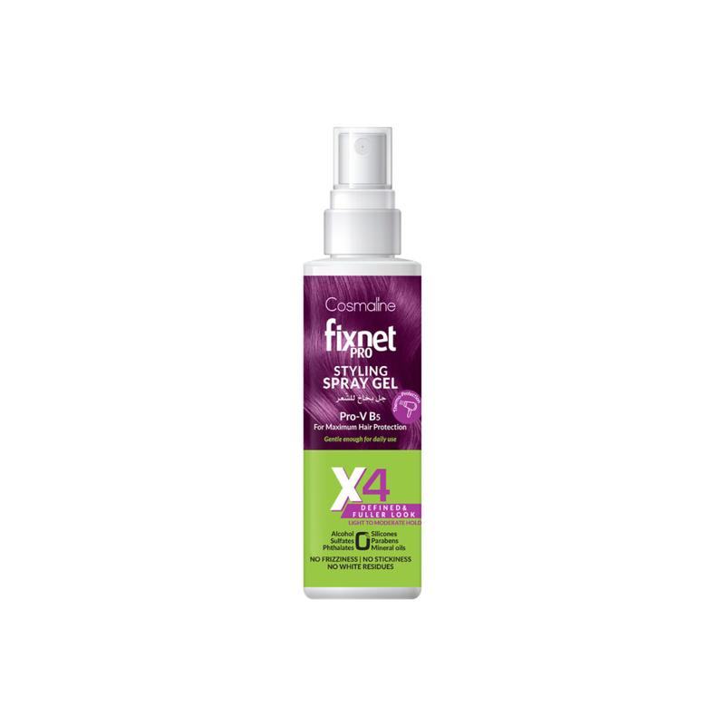 Cosmaline Fixnet Pro Styling Spray Gel X4 (125Ml)