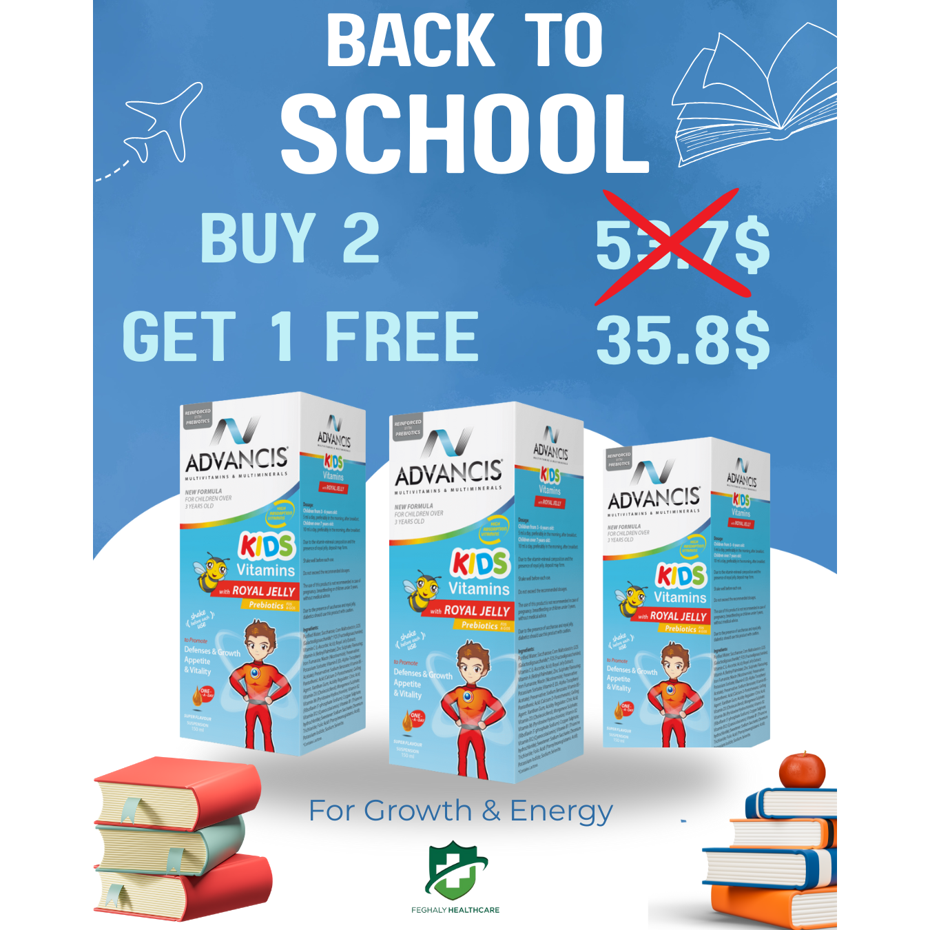 Advancis Kids Vitamins BUY 2 GET 1
