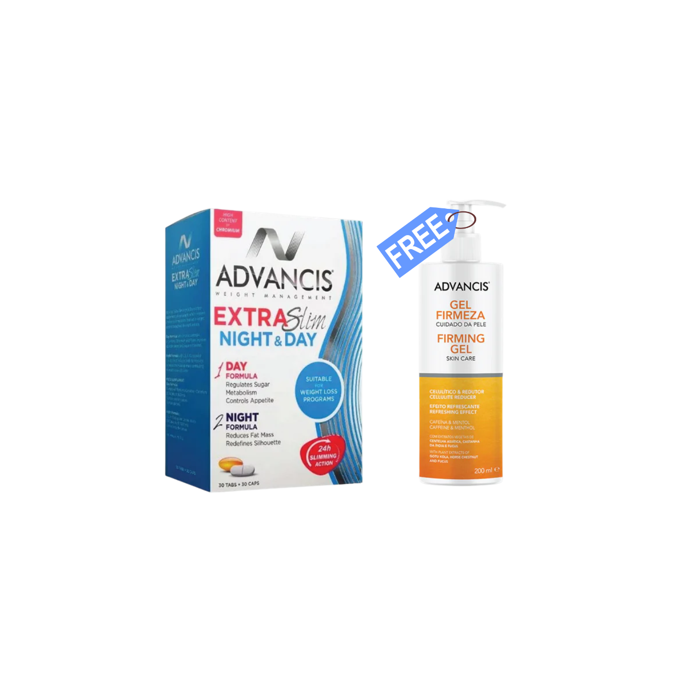 Advancis Extra Slim Night & Day + Advancis FIRMING GEL