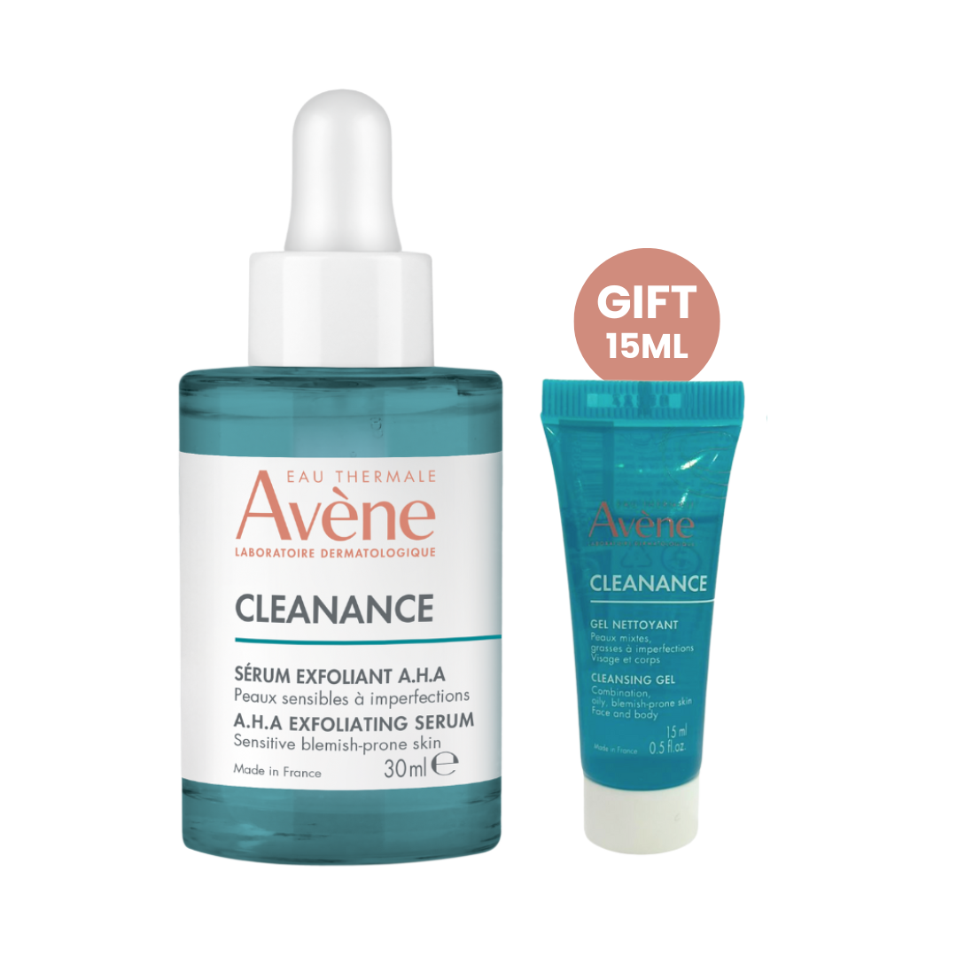 AVENE CLEANANCE SERUM + CLEANANCE GEL NETTOYANT 15ML