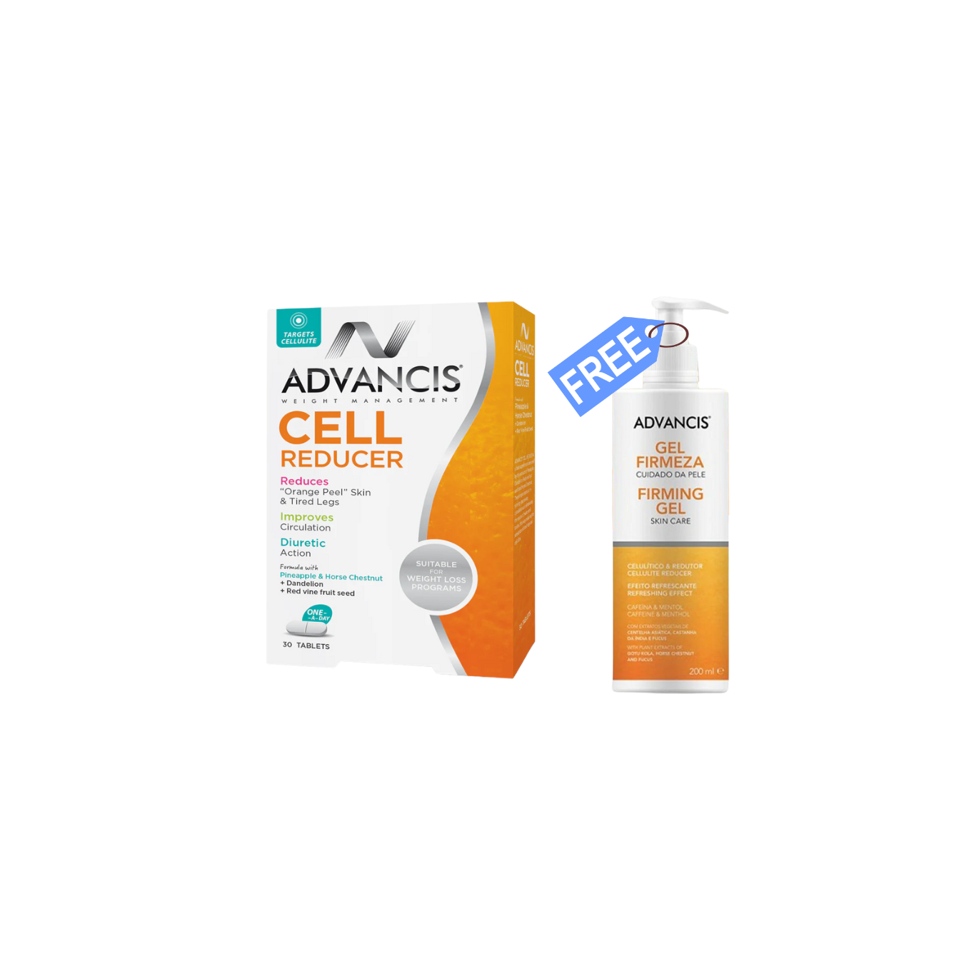 Advancis Reducell + Advancis Firming gel