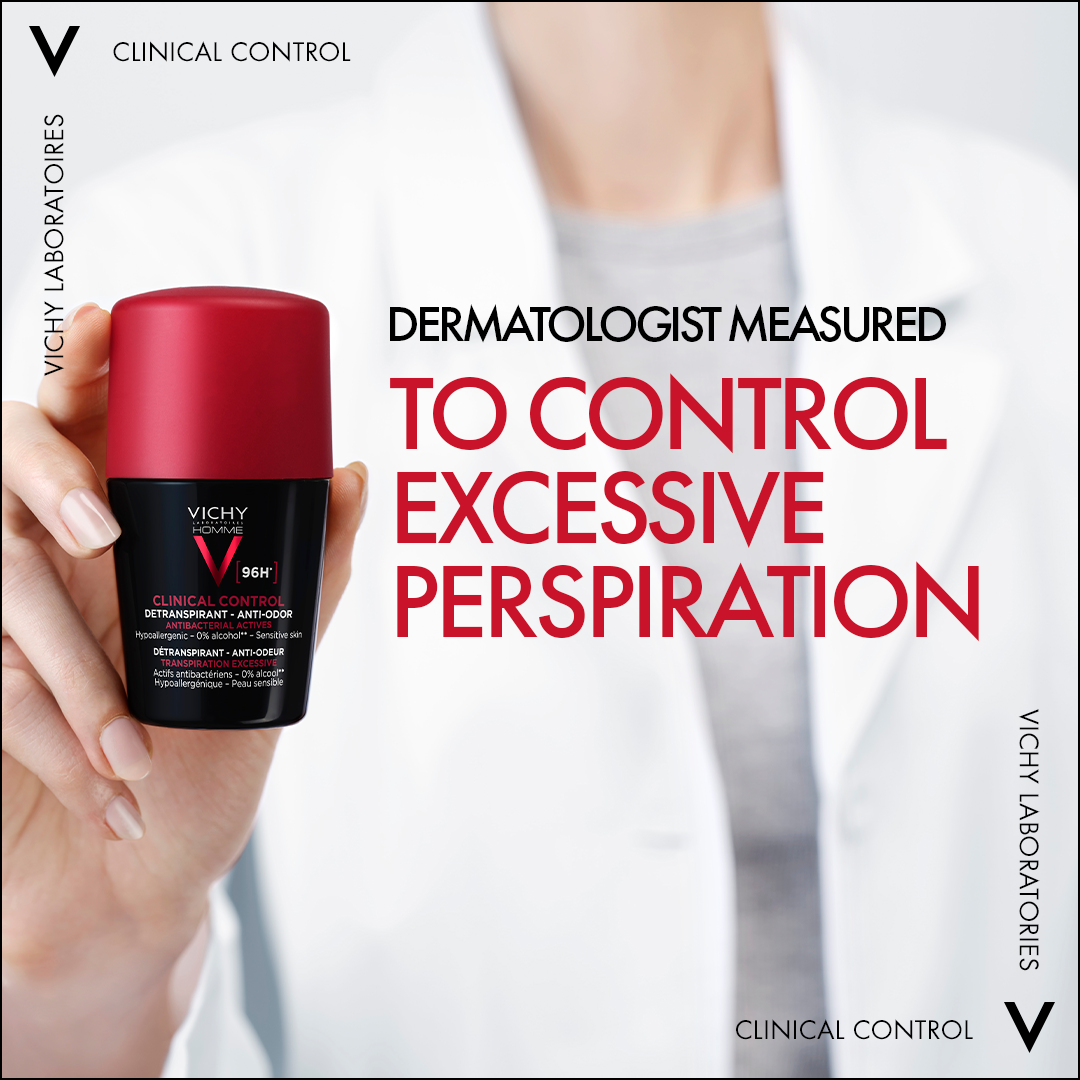 Vichy 96 Hours Clinical Control Deodorant for Men 50ml