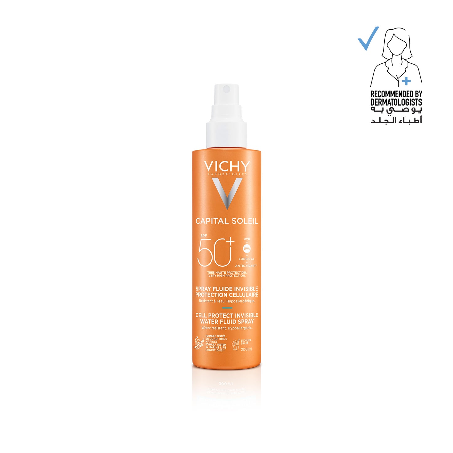 Vichy Capital Soleil SPRAY FLUID INVISIBLE SPF50+ 200ML