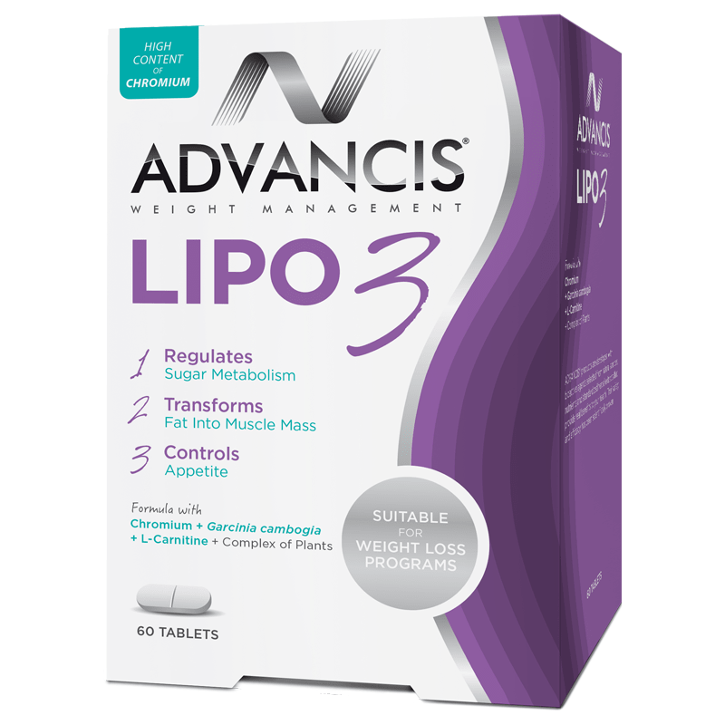 ADVANCIS LIPO3-90 TABS & 10 SOS CAPS