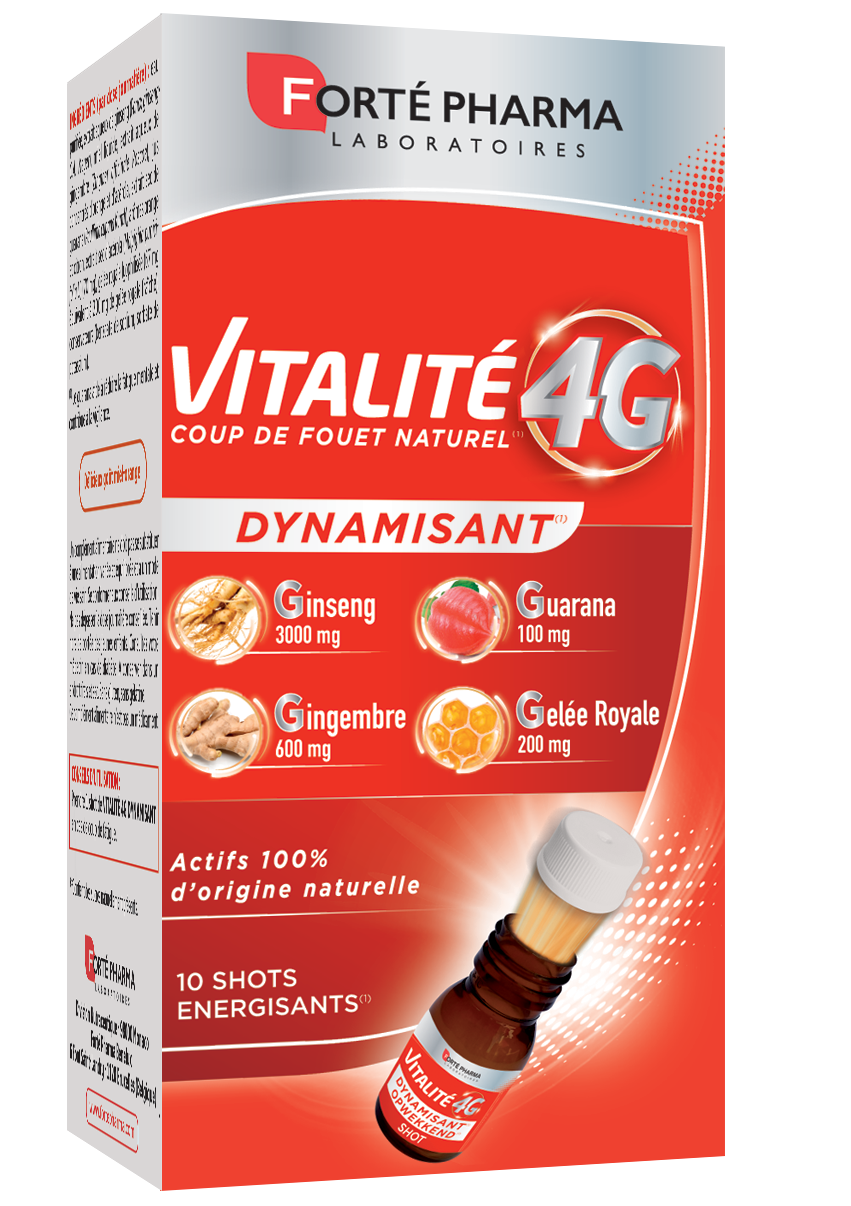 Forte Pharma Vitalité 4G Dynamisant 10 shots