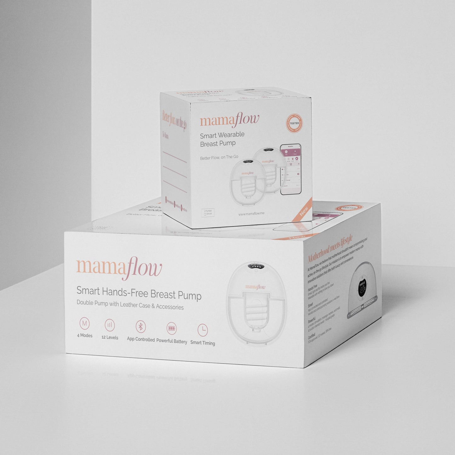 MamaFlow Single Wearable Breast Pump with Case
