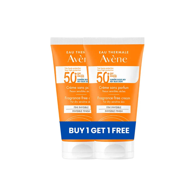 Avène Buy 1 Get 1 Avène Fragrance-free cream SPF50