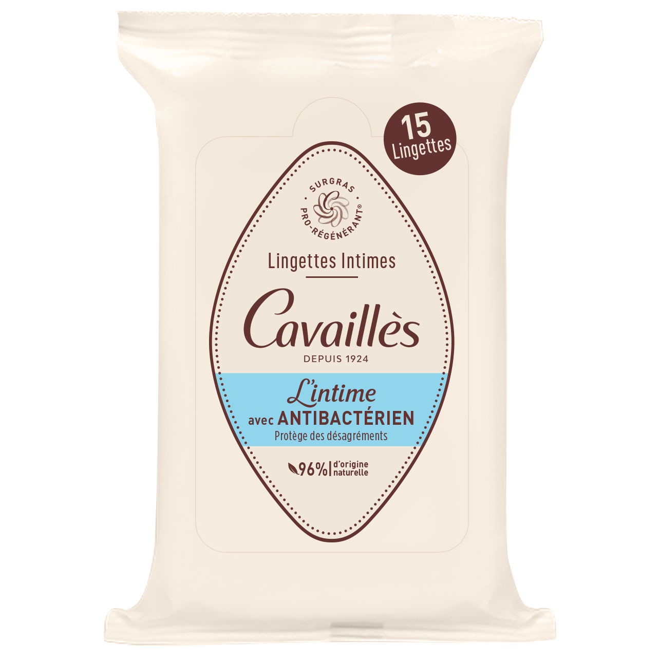 Rogé Cavaillès Antibacterial Intimate Hygiene Wipes