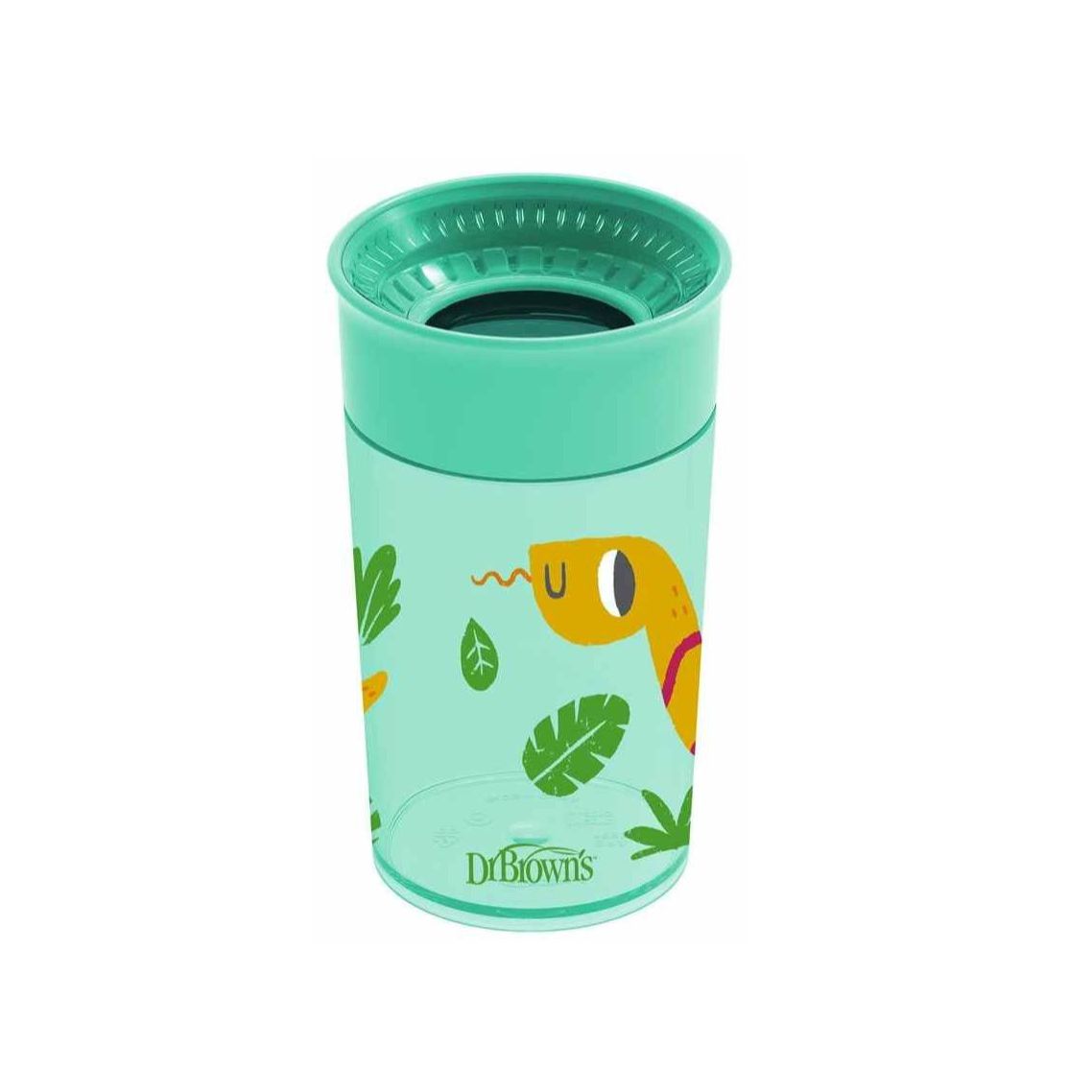 Dr. Brown’s – Jungle Fun Cheers 360 Spoutless Transition Cup ,300 ml, 9m+