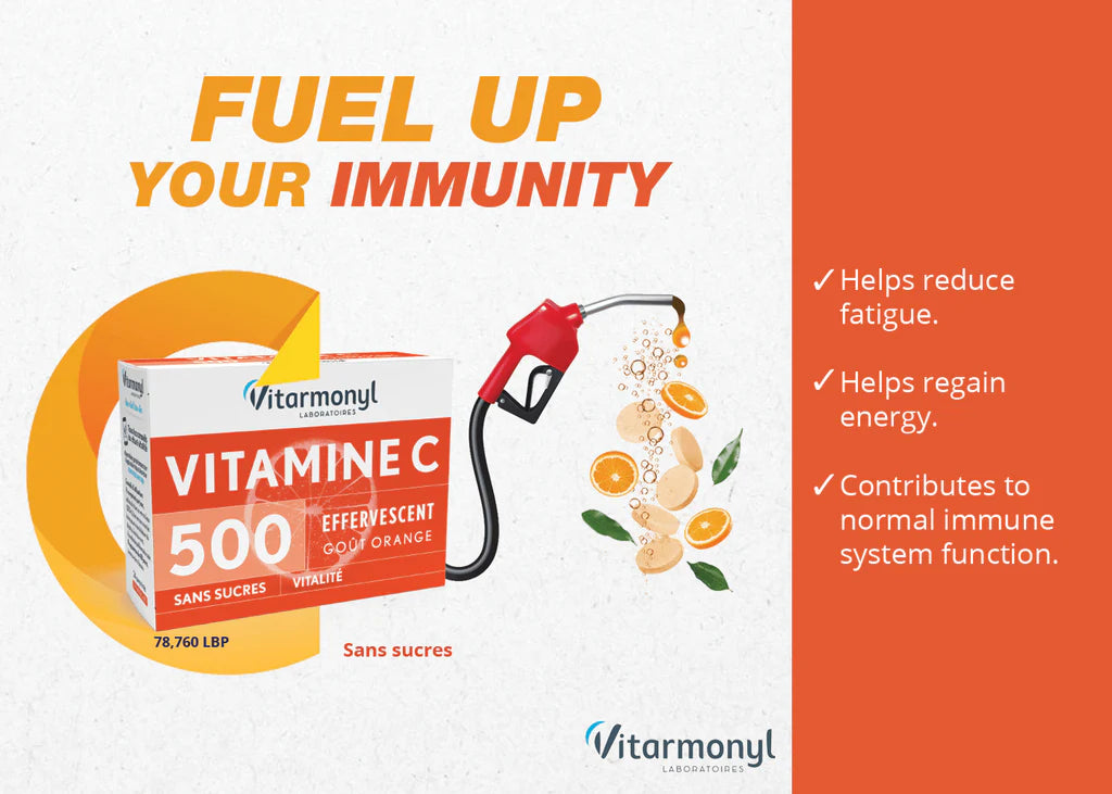 VITARMONYL VIT C 500 EFFERVESCENT SUGAR FREE