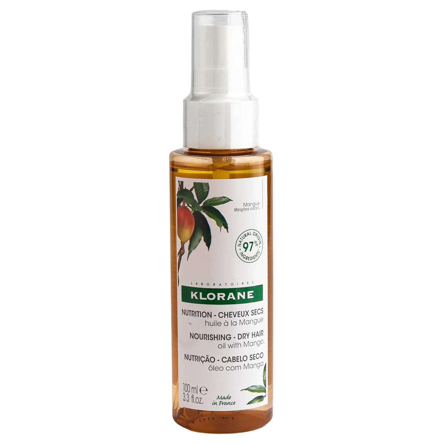 KLORANE HUILE DE MANGUE SANS RINCAGE 100 ML