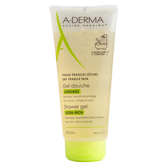 ADERMA GEL DOUCHE SURGRAS 200ML