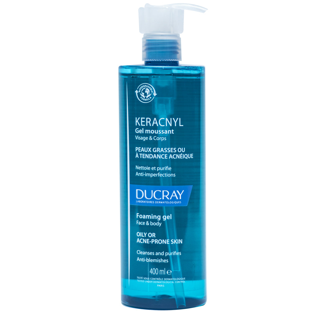 DUCRAY KERACNYL GEL MOUSSANT 400ML