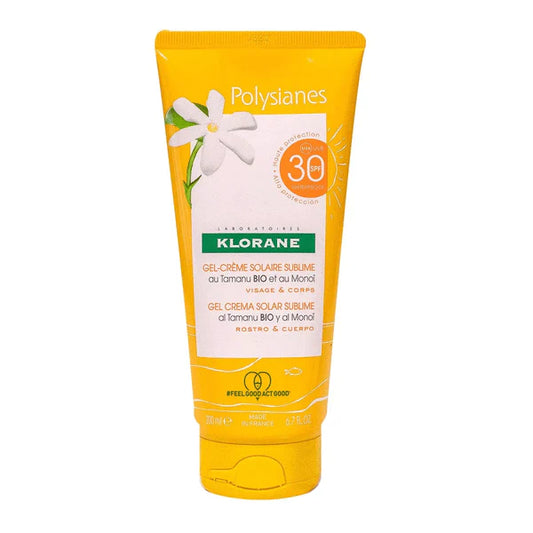 KLORANE POLYSIANES GEL CREME SOLAIRE SUBLIME SPF30 200ML