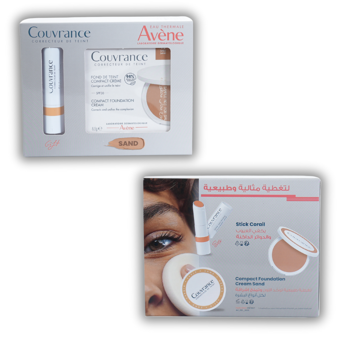 AVENE Couvrance Natural Perfecting Kit + FREE COUVRANCE STICK CORAIL 3G