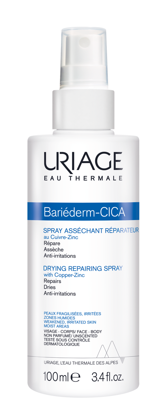 URIAGE BARIEDERM-CICA Drying Repairing Spray with Copper-Zinc