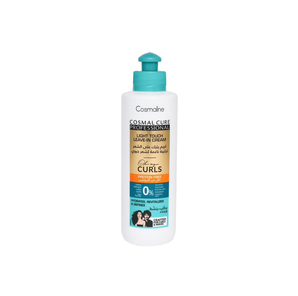 Cosmaline Cure Professional Oh My Curls Cream Shampoo Low Foam 500Ml