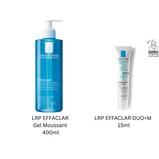LRP Effaclar Gel moussant 400ml + FREE LRP Effaclar Duo+M