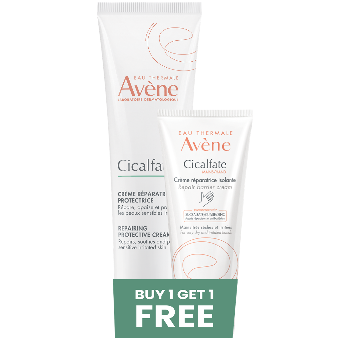 Avene Cicalfate Buy one get one bundle Ultimate Skin Barrier & Hand Repair duo