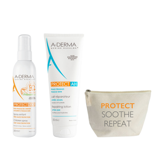 ADERMA PROTECT KIDS SPRAY SANS PARFUM SPF50+ 200ML + ADERMA PROTECT AH LOTION AFTER SUN 250ML