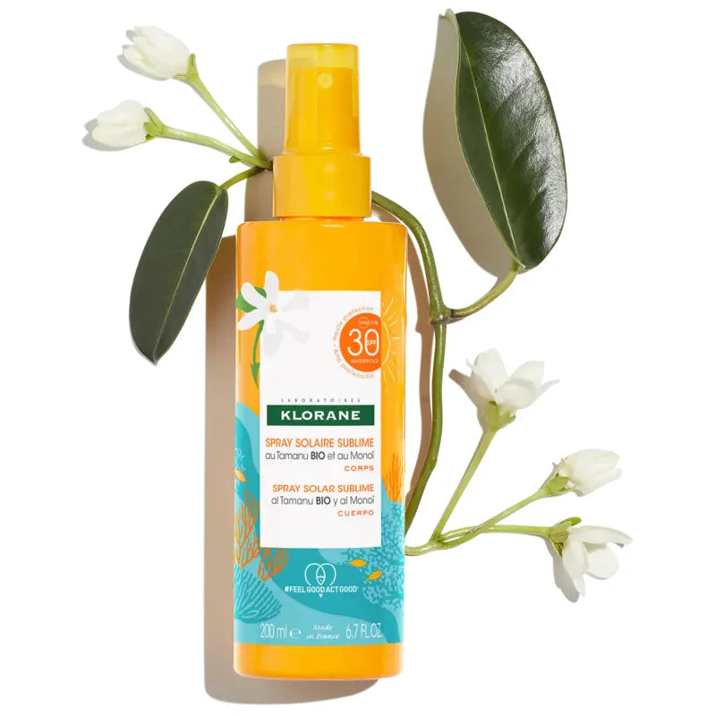KLORANE POLYSIANES HUILE SECHE SOLAIRE CORPS
 & CHEVEUX SPF30 200ML