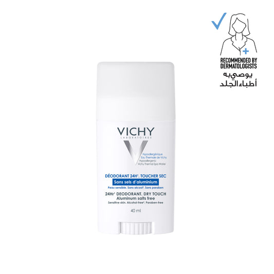 Vichy 24 Hours Mineral Aluminium Free Deodorant Stick for Sensitive Skin 40ml