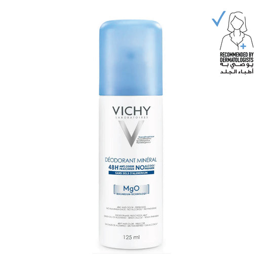 Vichy 48 Hours Mineral Aluminum Free Spray Deodorant 125ml