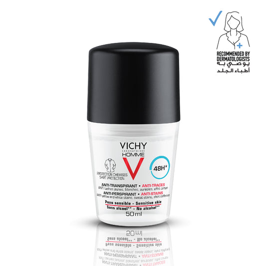 Vichy Homme 48 Hours Anti-Perspirant/Stain Deodorant for Men 50ml