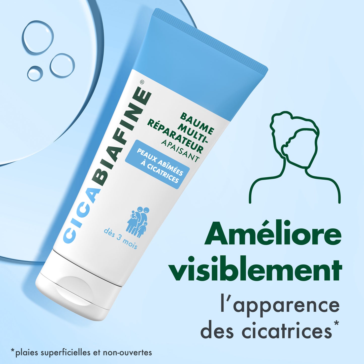 CICABIAFINE Baume Multi-Réparateur Apaisant 50ml