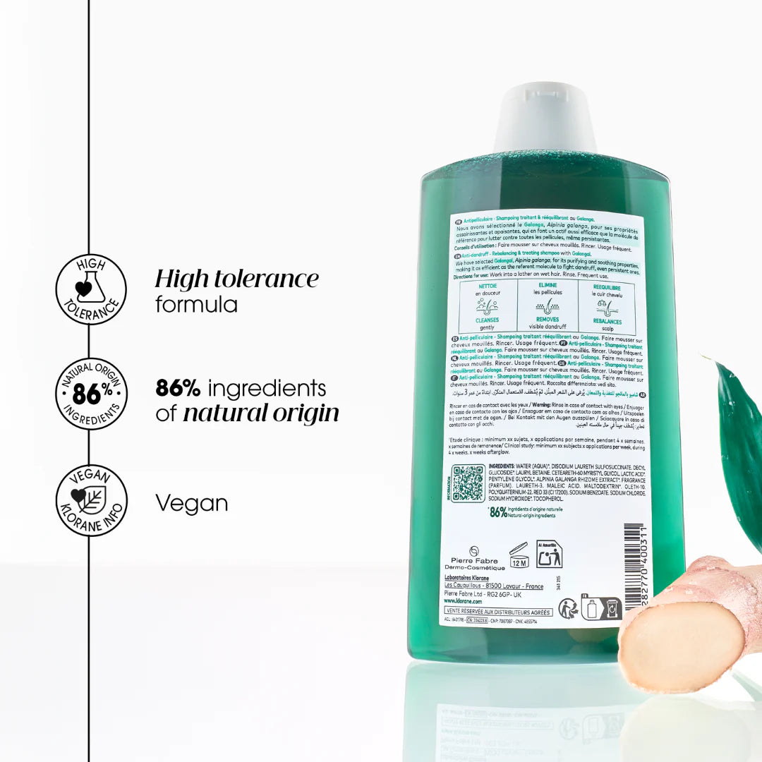 Klorane Anti-Dandruff Rebalancing & Treating Shampoo With Galangal
