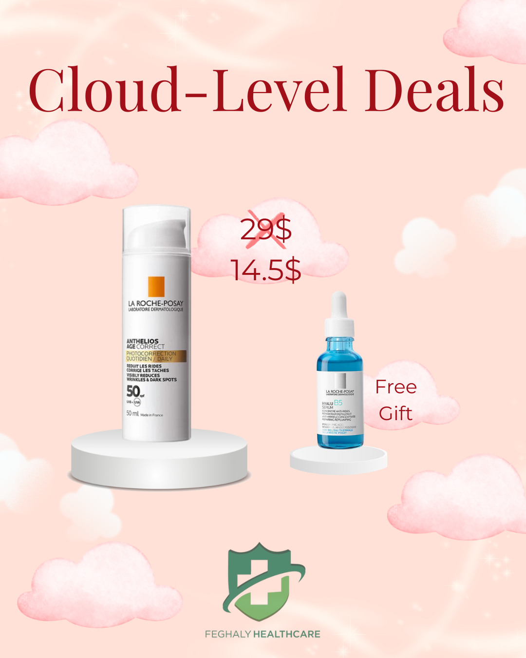 Cloud Level LRP Anthelios sunscreen