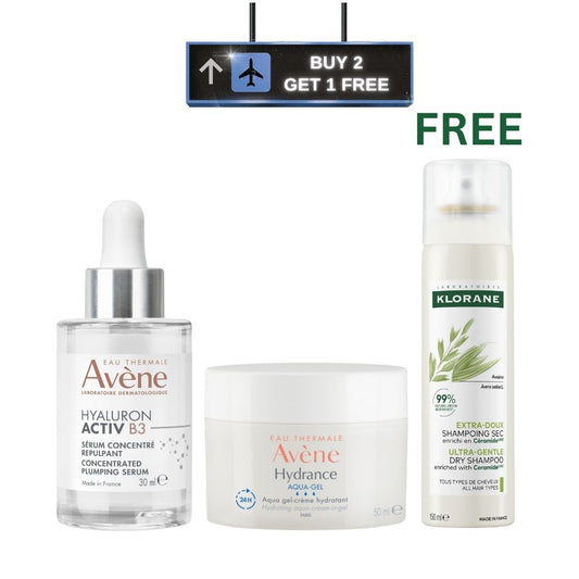 AVENE HYALURON ACTIV B3 SERUM CONCENTRE REPULPANT 30ML+AVENE HYDRANCE AQUA GEL CREME HYDRATANT 50ML