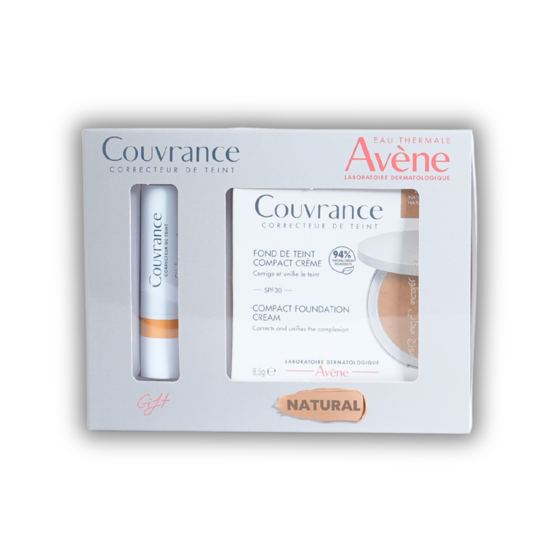 AVENE Couvrance Natural Perfecting Kit + FREE COUVRANCE STICK CORAIL 3G