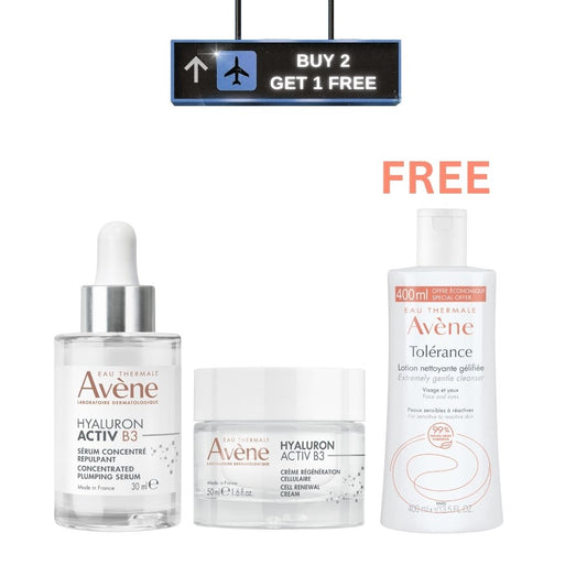 AVENE HYALURON ACTIV B3 CREME REGENERATION CELLULAIRE POT RECHARGEABLE 50ML + AVENE HYALURON ACTIV B3 SERUM CONCENTRE REPULPANT 30ML