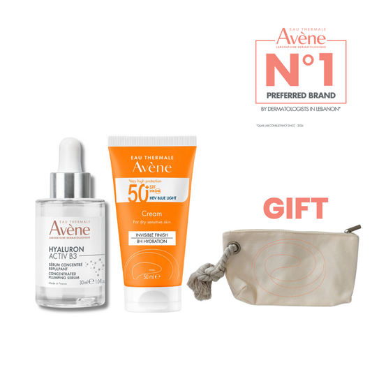 AVENE HYALURON ACTIV B3 SERUM CONCENTRE REPULPANT 30ML + AVENE CRÈME SANS PARFUM SPF 50+ 50 ML