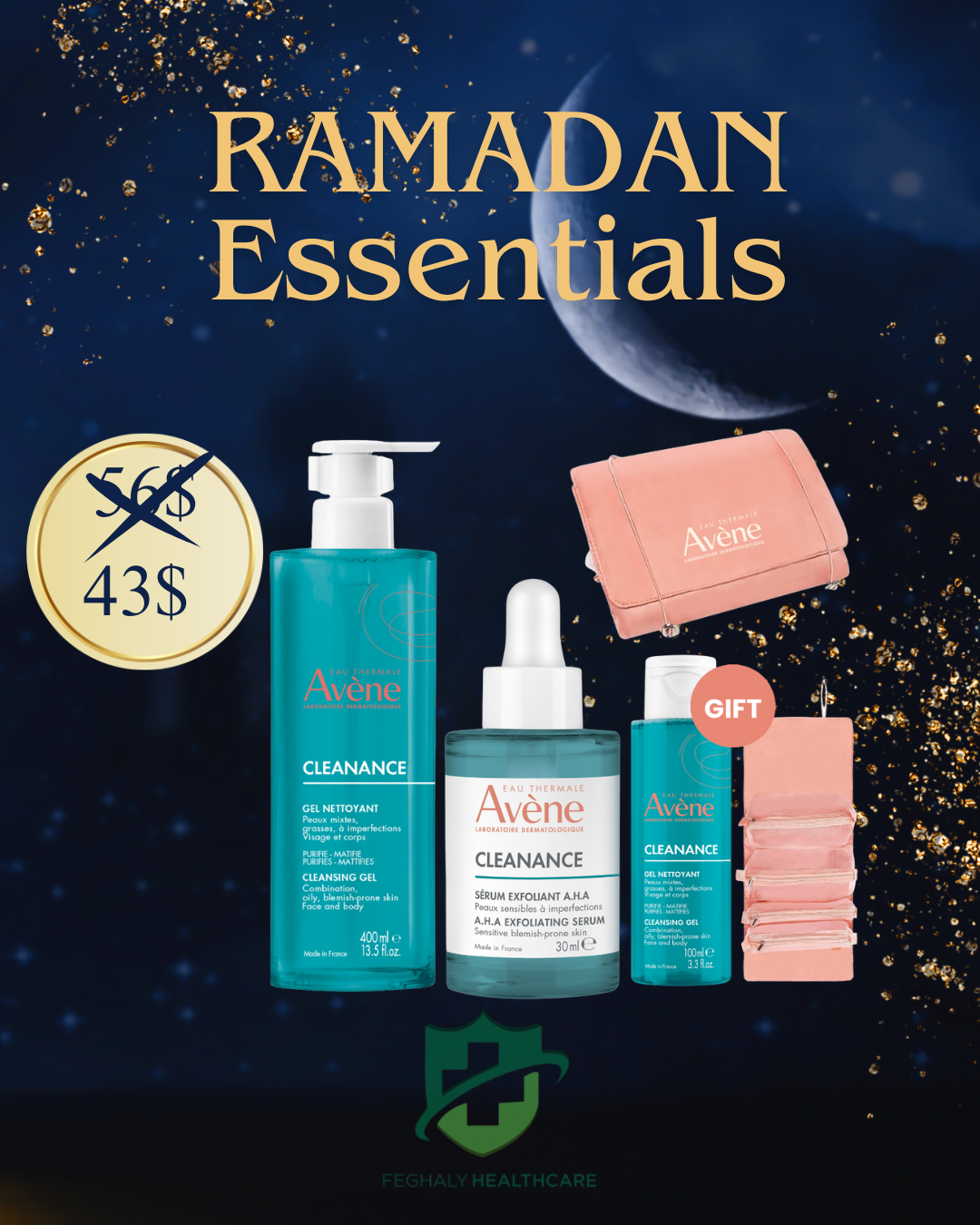 Ramadan Offer - Avene Cleanance bundle