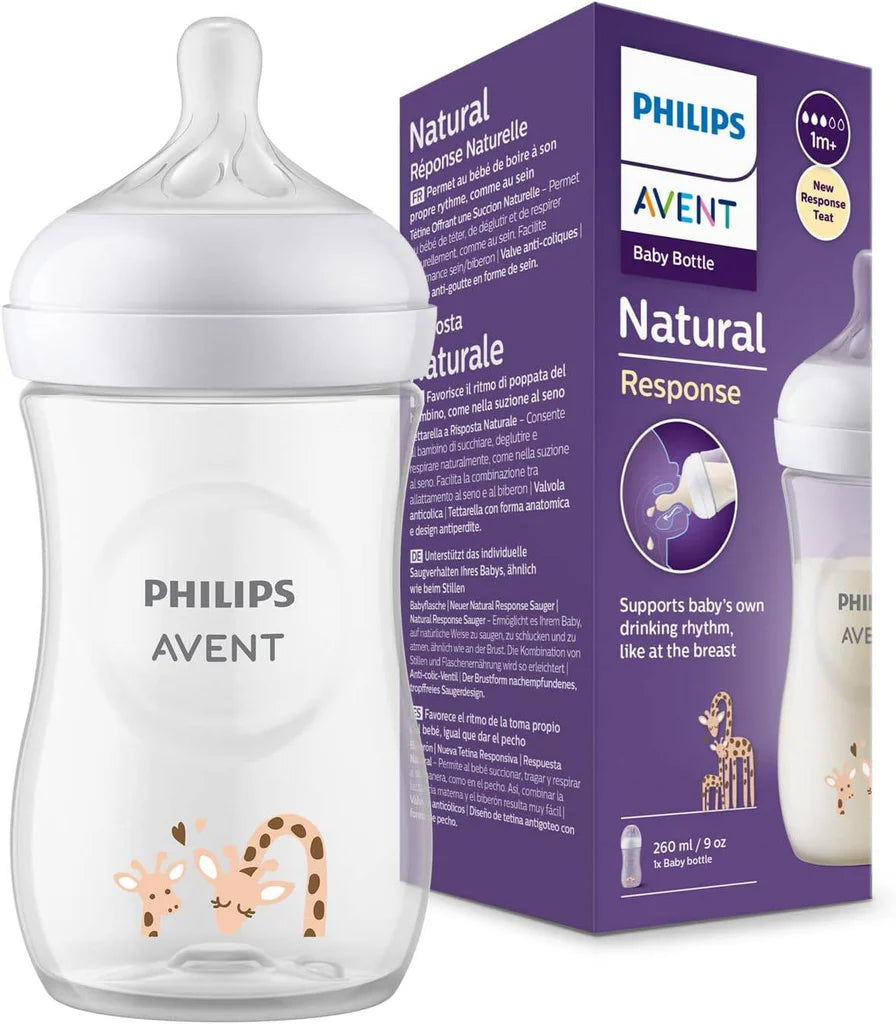 Avent Bottles Natural Response Assorted 260ml