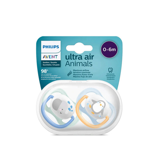 Avent Ultra Air Pacifier 0-6M - Pack of 2