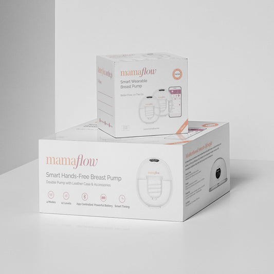 MamaFlow Double Wearable Breast Pump with Case