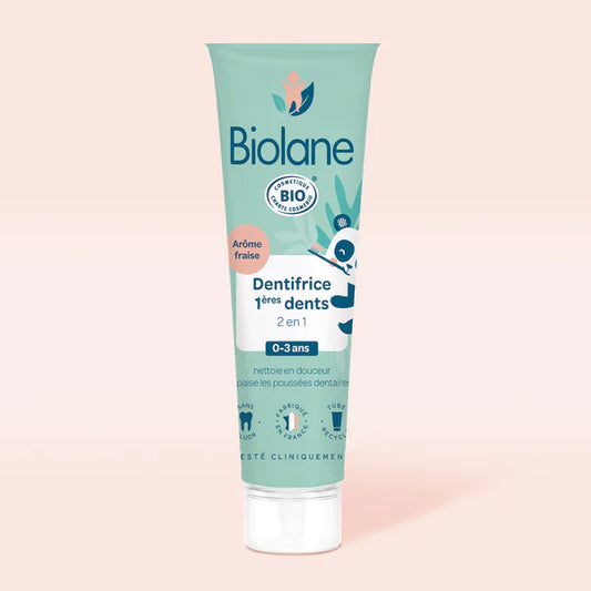 BIOLANE DENTIFRICE 2 EN 1 BIO 50ML