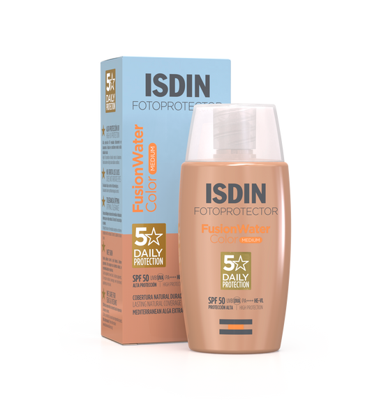 ISDIN Fotoprotector Fusion Water MAGIC Color MEDIUM SPF 50+ - 50ml