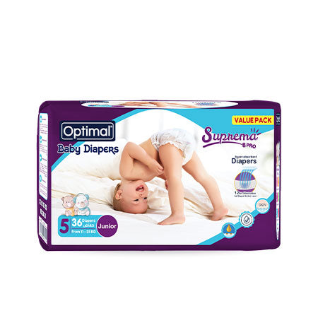 Optimal Baby Diapers 5 (11-25 Kg)-36 Pcs Junior