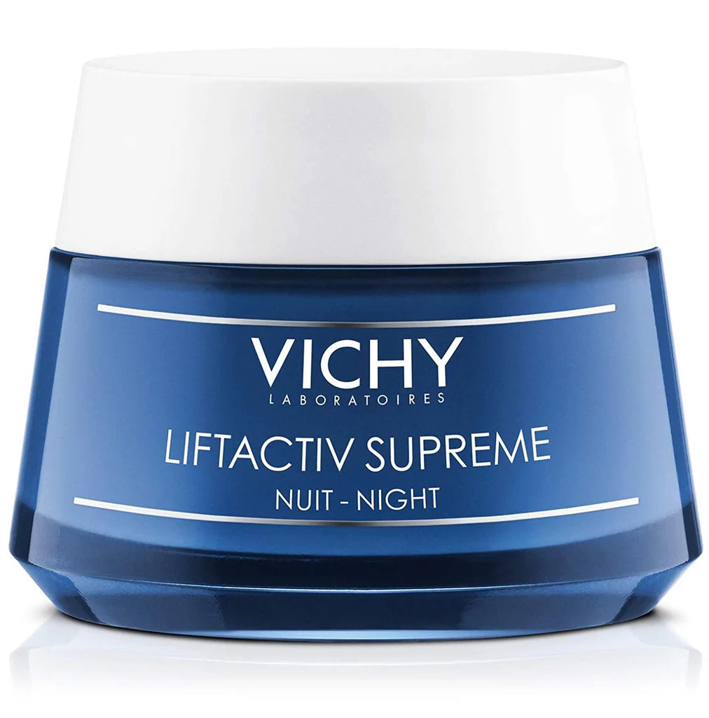 Vichy Liftactiv Supreme Anti Aging Face Moisturizer Night Cream with Vitamin C 50ml