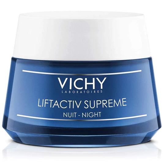 Vichy Liftactiv Supreme Anti Aging Face Moisturizer Night Cream with Vitamin C 50ml