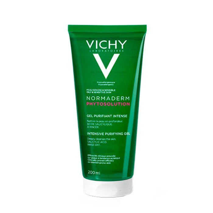 Vichy Normaderm Phytosolution Face Cleanser Gel for Oily/Acne Skin with Salicylic Acid