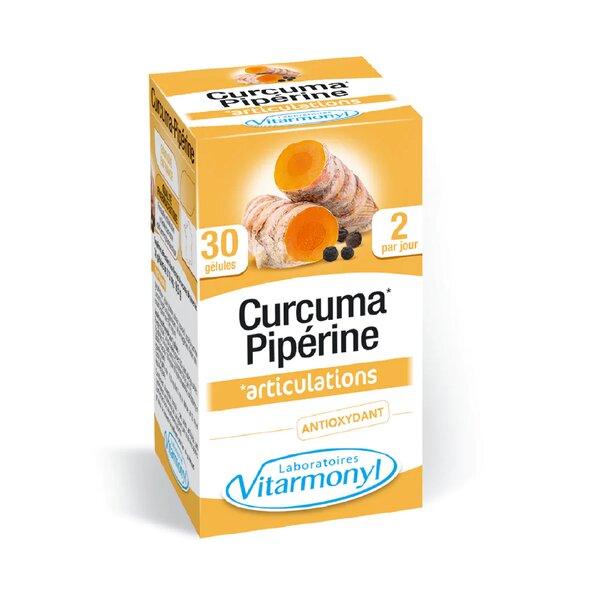 VITARMONYL CURCUMA PIPERINE 30 GELLULES