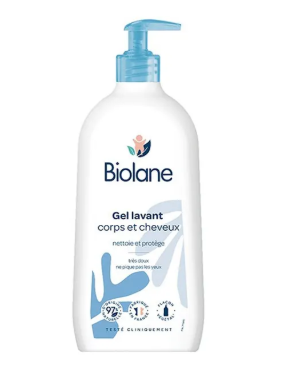 Biolane 2 in 1 gel nettoyant